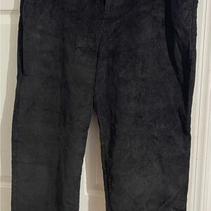 GAP Black Corduroy Relaxed Fit Pants